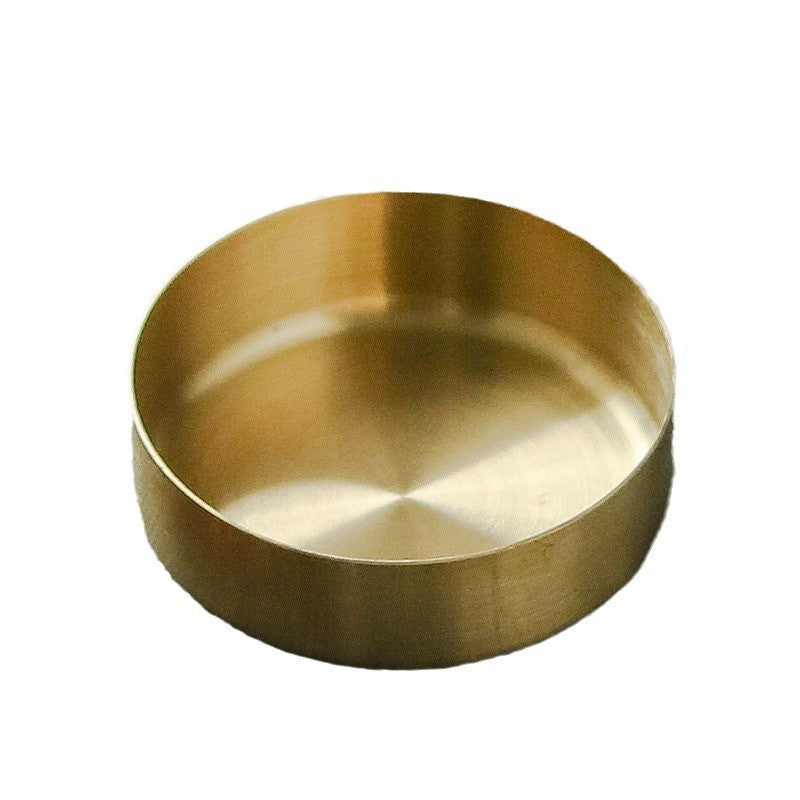 Korean-style stainless steel kimchi dish