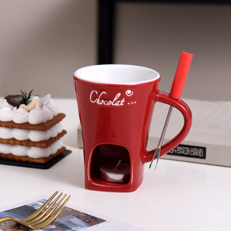 Ceramic Chocolate Fondue Pot Hot Pot