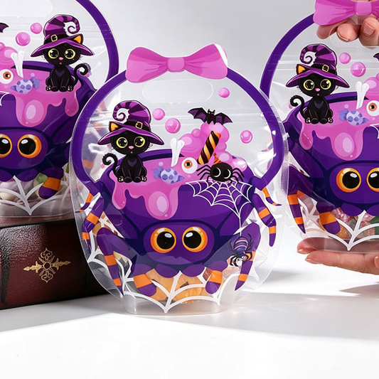 Halloween pumpkin pot candy bag