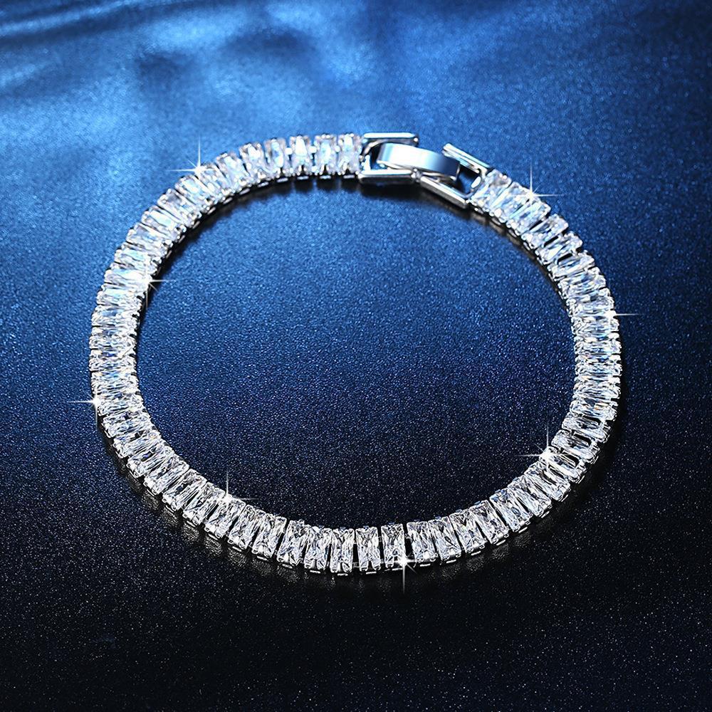 Women's Geometric Zircon Bracelet Korean Style Light Luxury