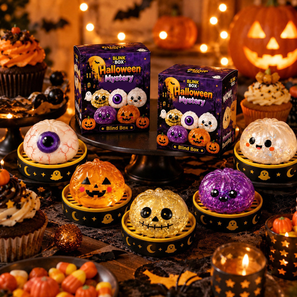 Halloween Squishy Toy Gift Box Set