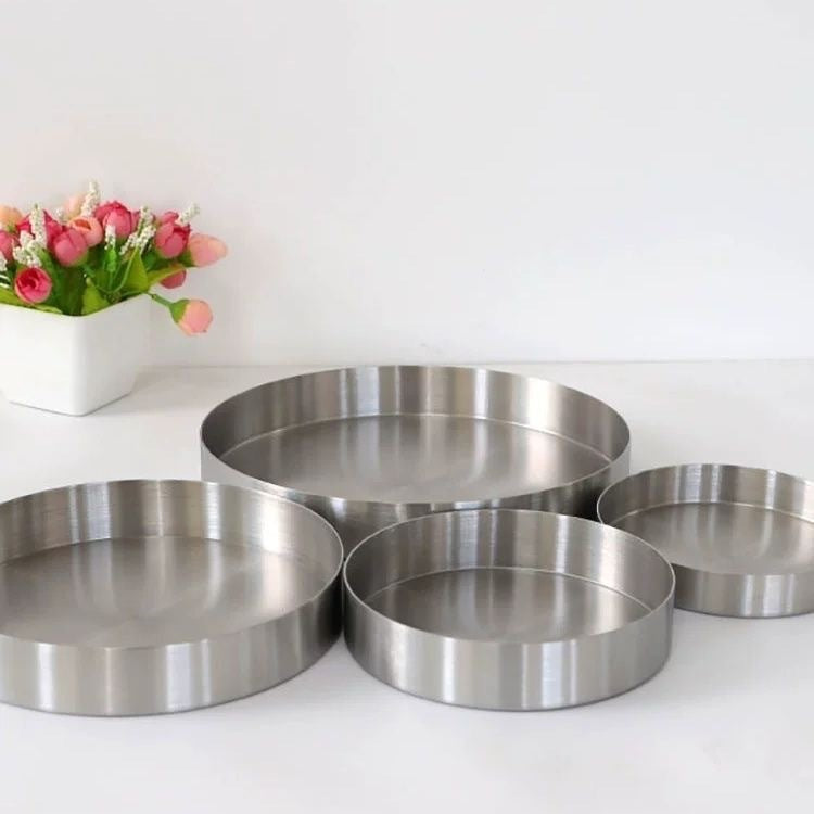Korean-style stainless steel kimchi dish