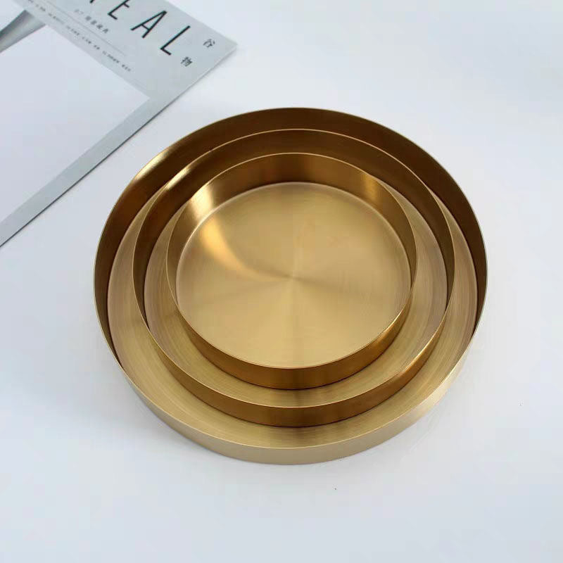 Korean-style stainless steel kimchi dish