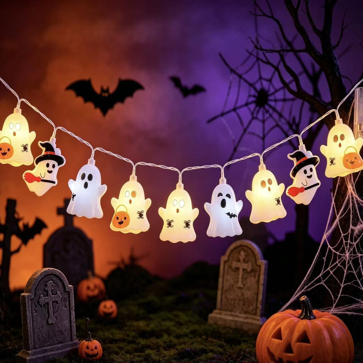Halloween Light String Scene Decoration Led
