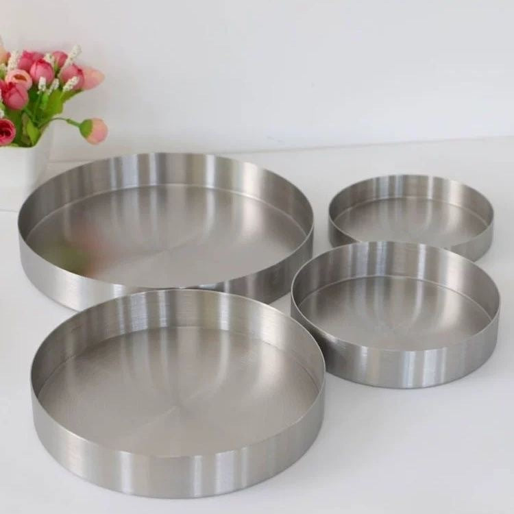 Korean-style stainless steel kimchi dish